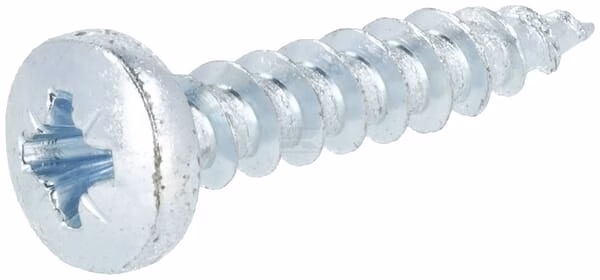Tornillo autorroscante de cabeza cilíndrica Phillips 5x25 1 Pan head cross self-tapping screw 5x25