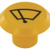 Emblema, limpiaparabrisas, redondo, amarillo