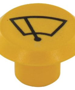Emblema, limpiaparabrisas, redondo, amarillo
