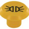 Emblema, luz de posición, redondo, amarillo