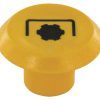 Emblema, TDF, redondo, amarillo