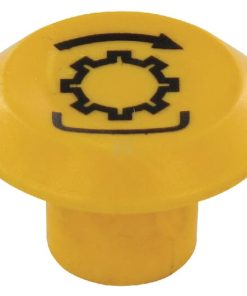 Emblema, TDF, redondo, amarillo