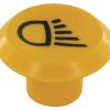 Emblema, luz de trabajo, redondo, amarillo