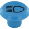 Emblema, luz larga, redondo, azul 6 Emblema, luz larga, redondo, azul