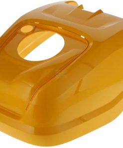 Capó del motor amarillo