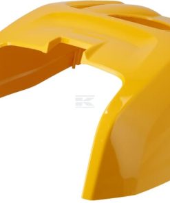 Capó del motor amarillo