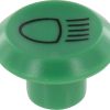 Emblema, luz corta, redondo, verde 3 Emblema, luz corta, redondo, verde