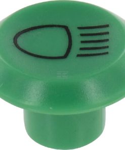 Emblema, luz corta, redondo, verde