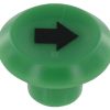 Emblema, elevación y descenso, redondo, verde
