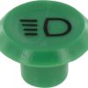 Emblema, luz de trabajo, redondo, verde