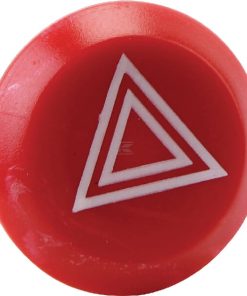 Emblema, luces de emergencia, redondo, rojo