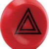 Emblema, luces de emergencia, redondo, rojo
