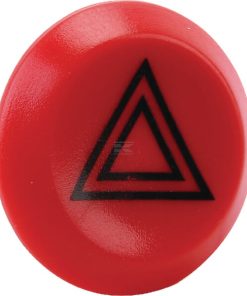 Emblema, luces de emergencia, redondo, rojo
