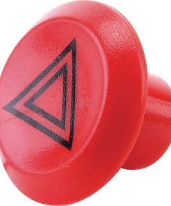 Emblema, luces de emergencia, redondo, rojo