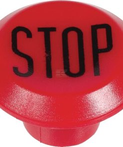 Emblema, Stop, redondo, rojo