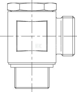 Racor orientable angular