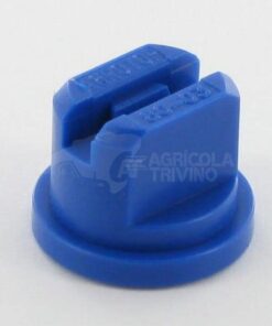 Tobera estándar, doble, chorro plano SM 80° 03 azul plástico Agrotop