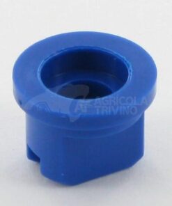 Tobera estándar, doble, chorro plano SM 80° 03 azul plástico Agrotop