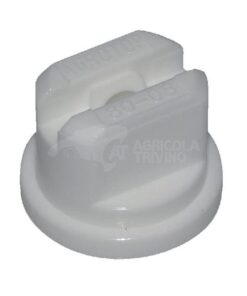 Tobera estándar, doble, chorro plano SM 80° 08 blanco plástico Agrotop