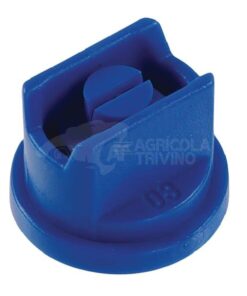 Tobera estándar, doble, chorro plano SM 110° 03 azul plástico Agrotop
