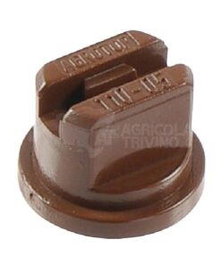 Tobera estándar, doble, chorro plano SM 110° 05 marrón plástico Agrotop