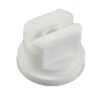 Tobera estándar, doble, chorro plano SM 110° 08 blanco plástico Agrotop