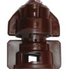 Tobera anti-deriva, venturi, doble chorro plano TDHS 110° 05 marrón cerámica Agrotop