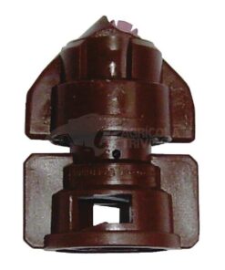 Tobera anti-deriva, venturi, doble chorro plano TDHS 110° 05 marrón cerámica Agrotop