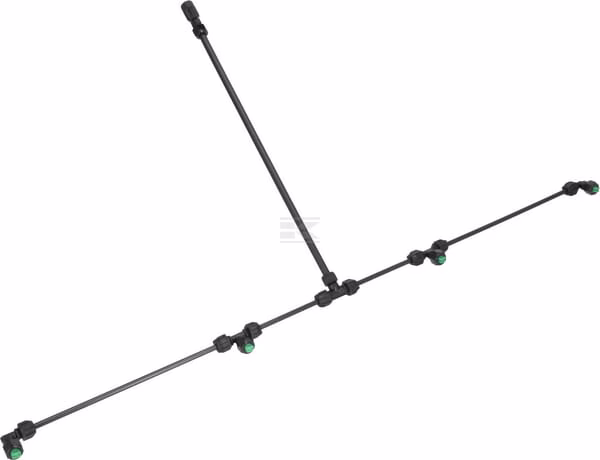 Brazo de pulverización, plástico, con 4 boquillas de ventilador, máximo 4 bar 1 Spray boom, plastic, with 4 fanjet nozzles, max 4 bar