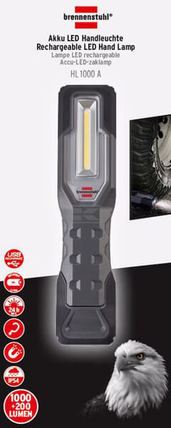 Linterna LED HL 1.000A 10 Linterna LED HL 1.000A