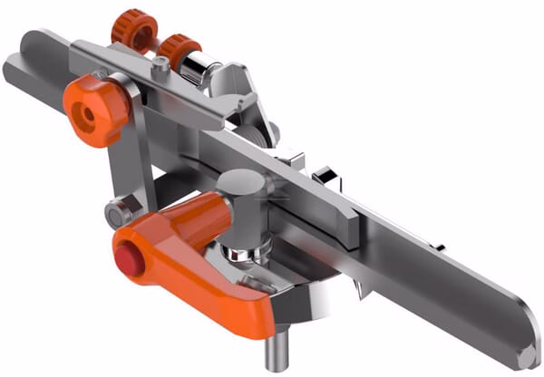 Vice for hedge trimmers and steel blades 1 Vice for hedge trimmers and steel blades