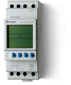 Reloj Astro, 1W, 230V, 16A 3 Reloj Astro, 1W, 230V, 16A