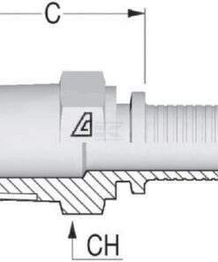 Racor para engastar DN40 - NPT 1 1/2