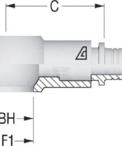 Racor para engastar banjo 5 mm - M10