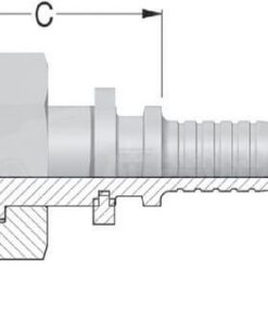 Racor para engastar DN13 - 15L/M22
