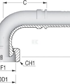 Inserto DN10-M20 x 1,5-gaz-90° 5 Inserto DN10-M20 x 1,5-gaz-90°