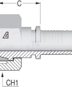 Rac. pres. DN20-M30x1,5-60°