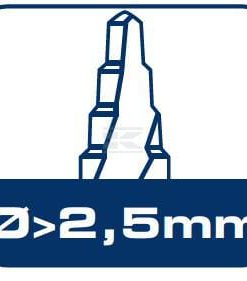 Broca 9,5 mm HSS-DIN 338-G TURBO STEP