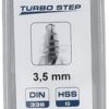 Broca 3,5 mm HSS-DIN 338-G TURBO STEP