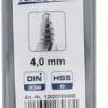 Broca 4,0 mm HSS-DIN 338-G TURBO STEP
