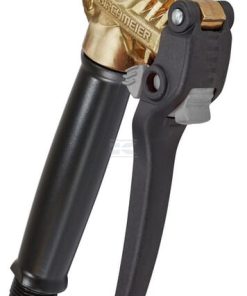 Válvula manual de latón KB, descubierta, niquelada, G1/4", Viton, 20 bar