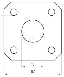 Sleeve cap for disc harrow diameter 77 3 Sleeve cap for disc harrow diameter 77