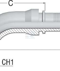 Racor F NS-DN32-1.1/4"BSP45°