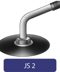 Cámara para llanta de Ø 8", 18/7.00x8;180/70x8, válvula a 70° Js2, Kramp