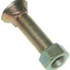 Tornillo de arado 3/8"x50 mm + tuerca