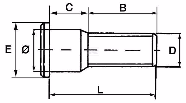 Tornillo hexagonal M10x40-1.50mm 8.8 (10 uds.) 1 Tornillo hexagonal M10x40-1.50mm 8.8 (10 uds.)