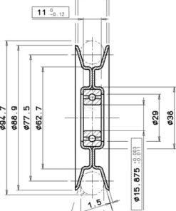 Rodillo tensor 5 Rodillo tensor