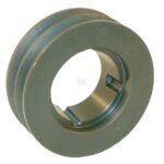 Polea para correa trapecial, 2 canales B o SPB, Ø243 mm, para buje Taperlock 2517, Kramp