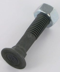 Tornillo arado cabeza avellanada redonda de cuello cuadrado con tuerca M12 x 60 12.9 DIN 608