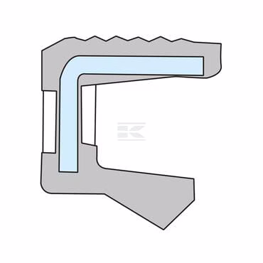 Retén 30x37x4mm, tipo G, Kramp 2 Retén
